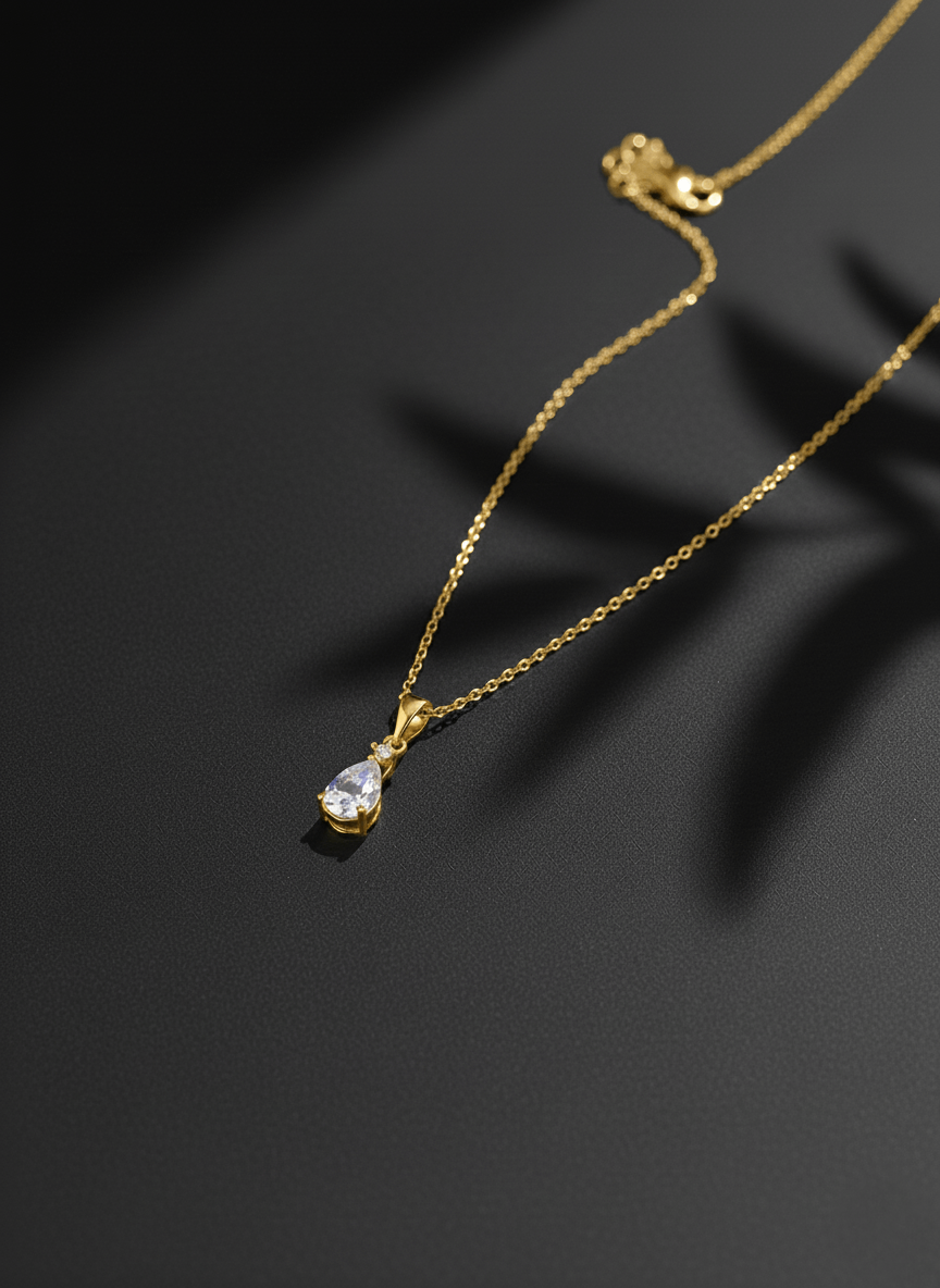 Pendentif Dextera - Or blanc/Or rose – Image 3