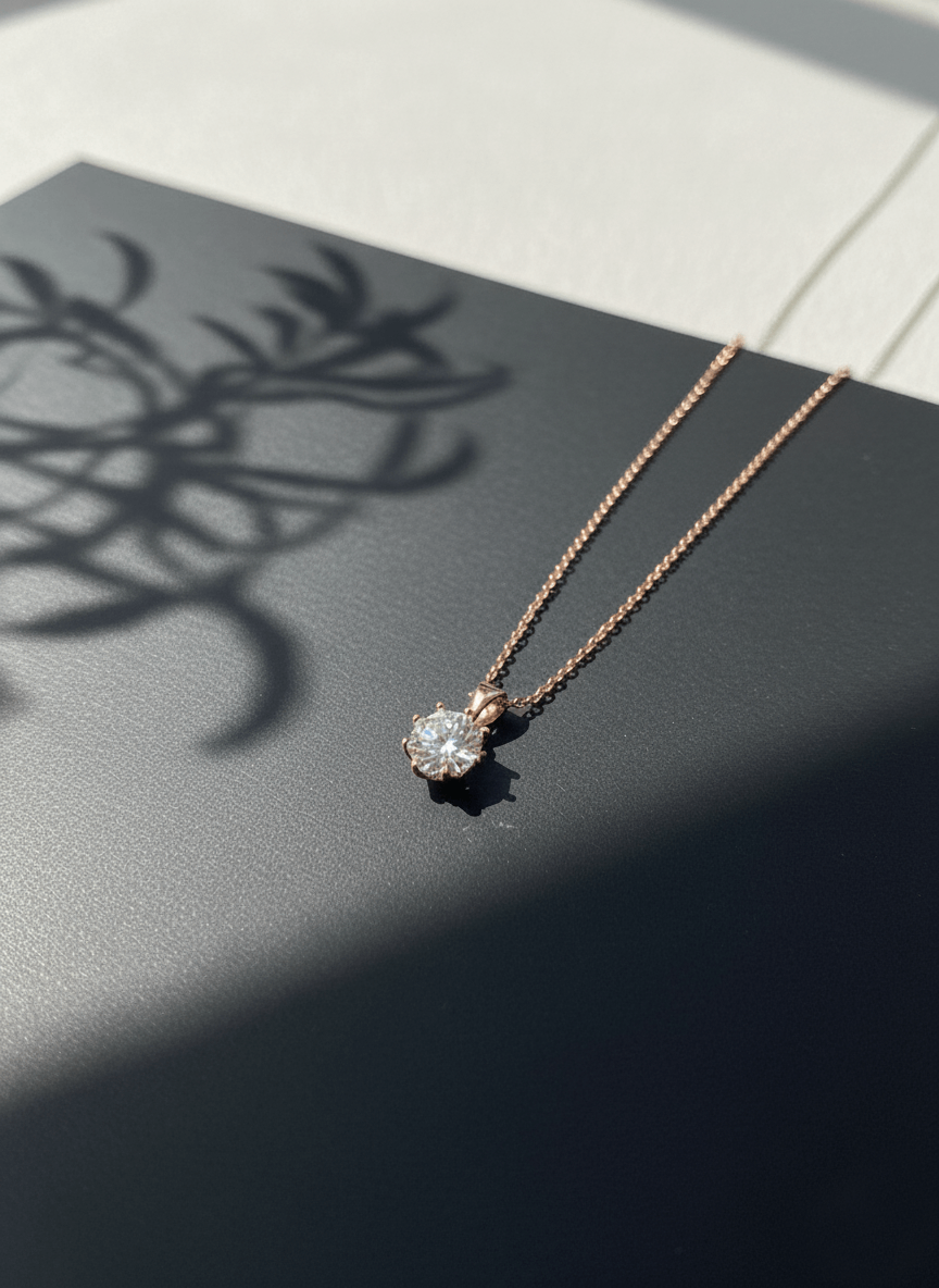 Pendentif Solitaire de cristal – Image 4