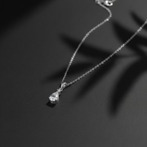 Pendentif Dextera - Or blanc/Or rose