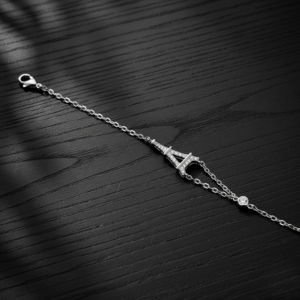Bracelet Eiffel serti de cristaux