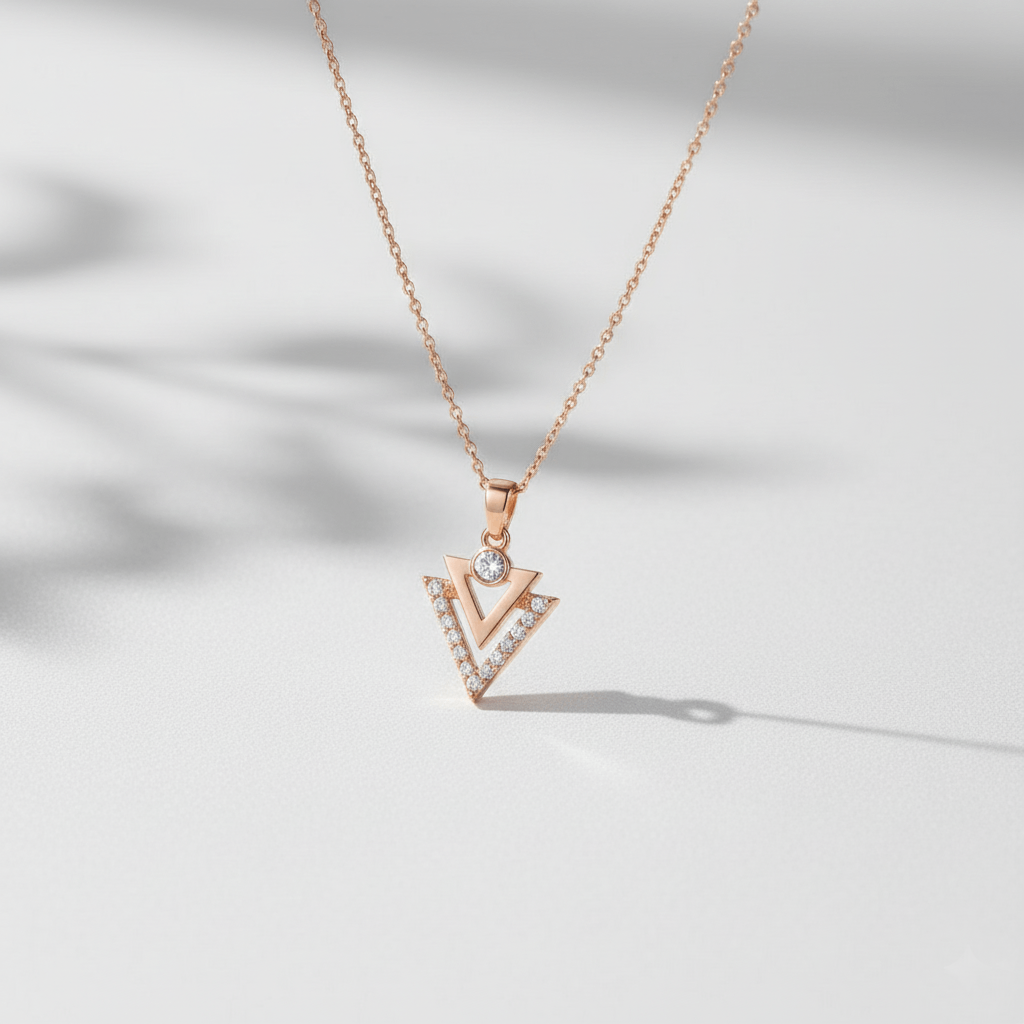 Pendentif Pyramid serti de cristaux – Image 2