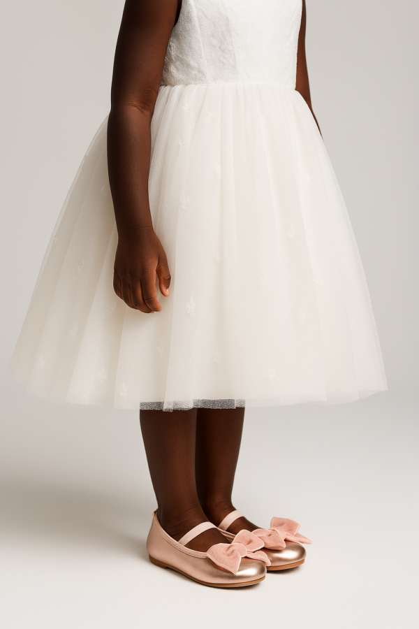 Ballerines fillette rose métallisé  Nana – Image 2