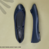 Ballerines bleue à nœud