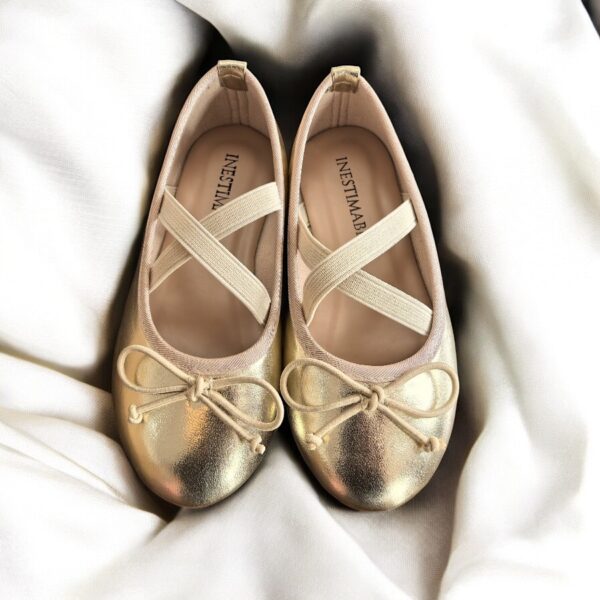 Ballerines Fillette dorée Kaëla – Image 3