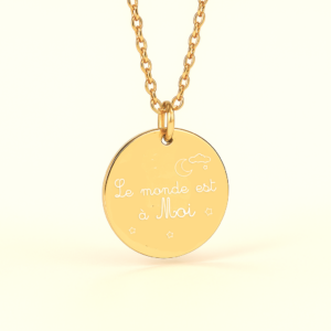 Pendentif 15mm "monde"