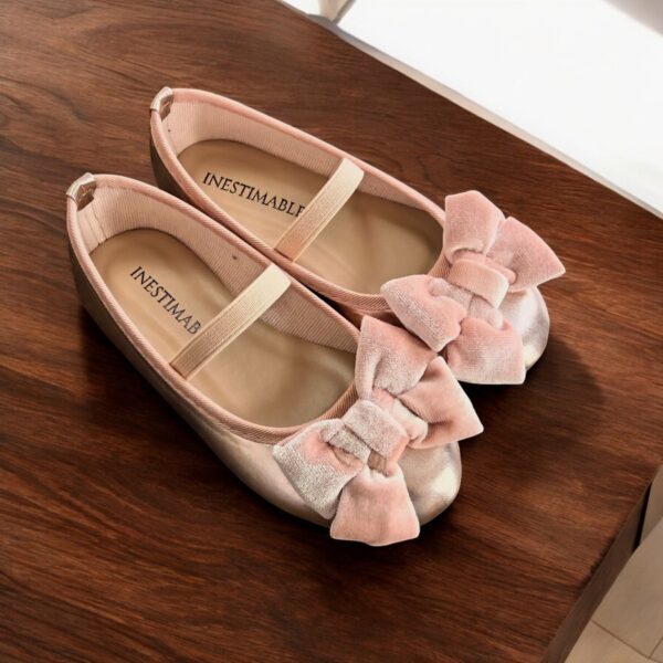 Ballerines fillette rose