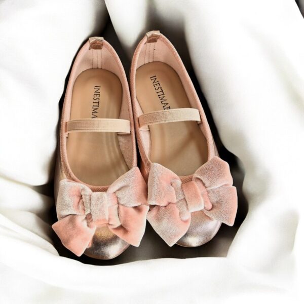 Ballerines fillette rose métallisé  Nana – Image 2