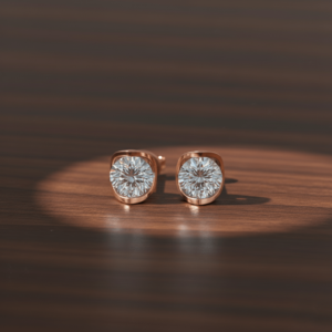 Clous d'oreille Klara or rose