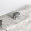 Charm Plein avec gravure de Coeurs