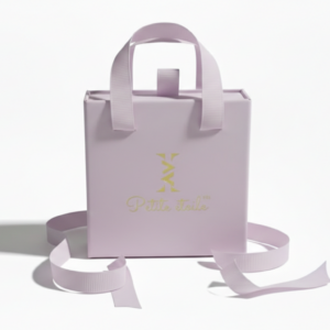 Ensemble cadeau Lilas pour bijoux enfant  + carte de voeux