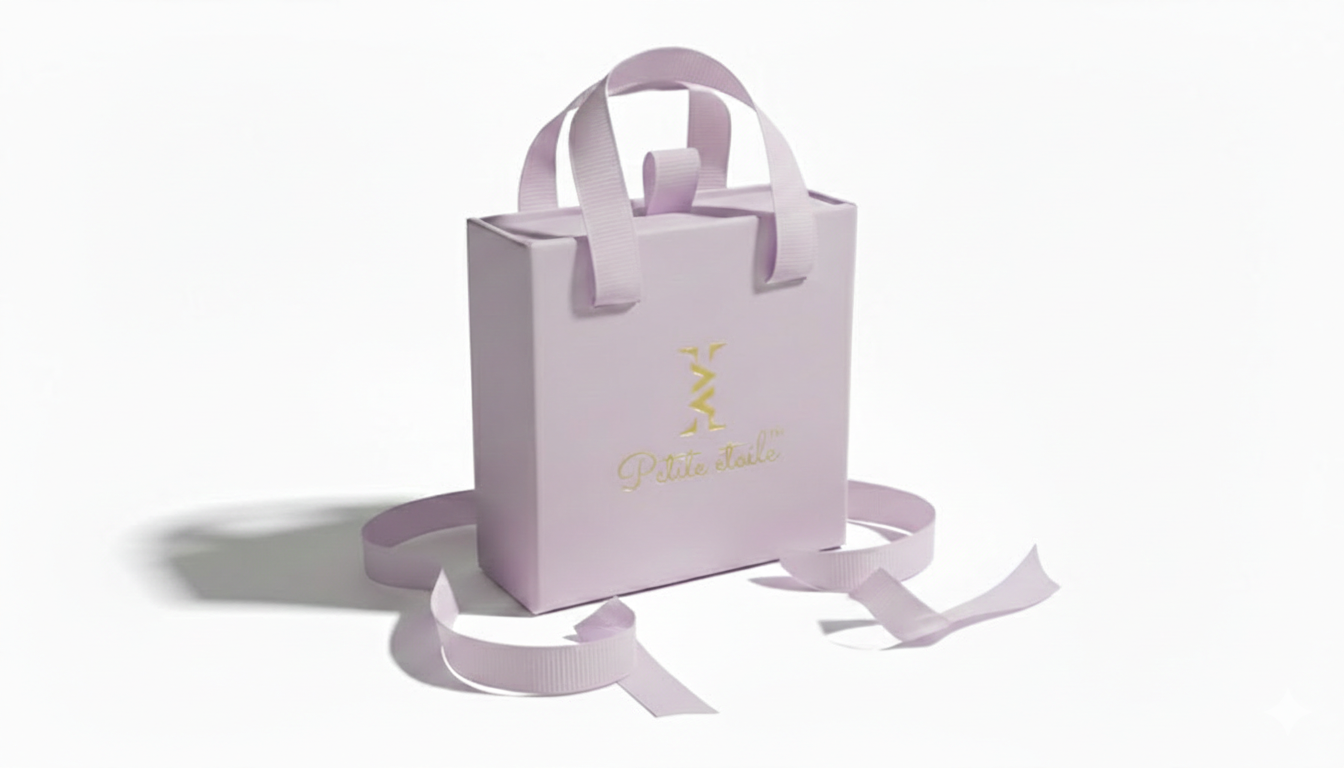 Ensemble cadeau Lilas pour bijoux enfant + carte de voeux – Image 2