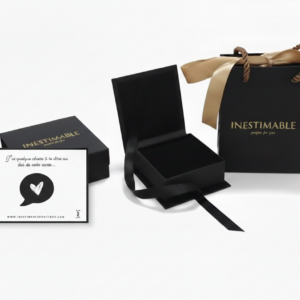 Pack cadeau noir premium pour bijoux