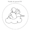 Pendentif picasso - gravure dessin 20 mm – Image 7