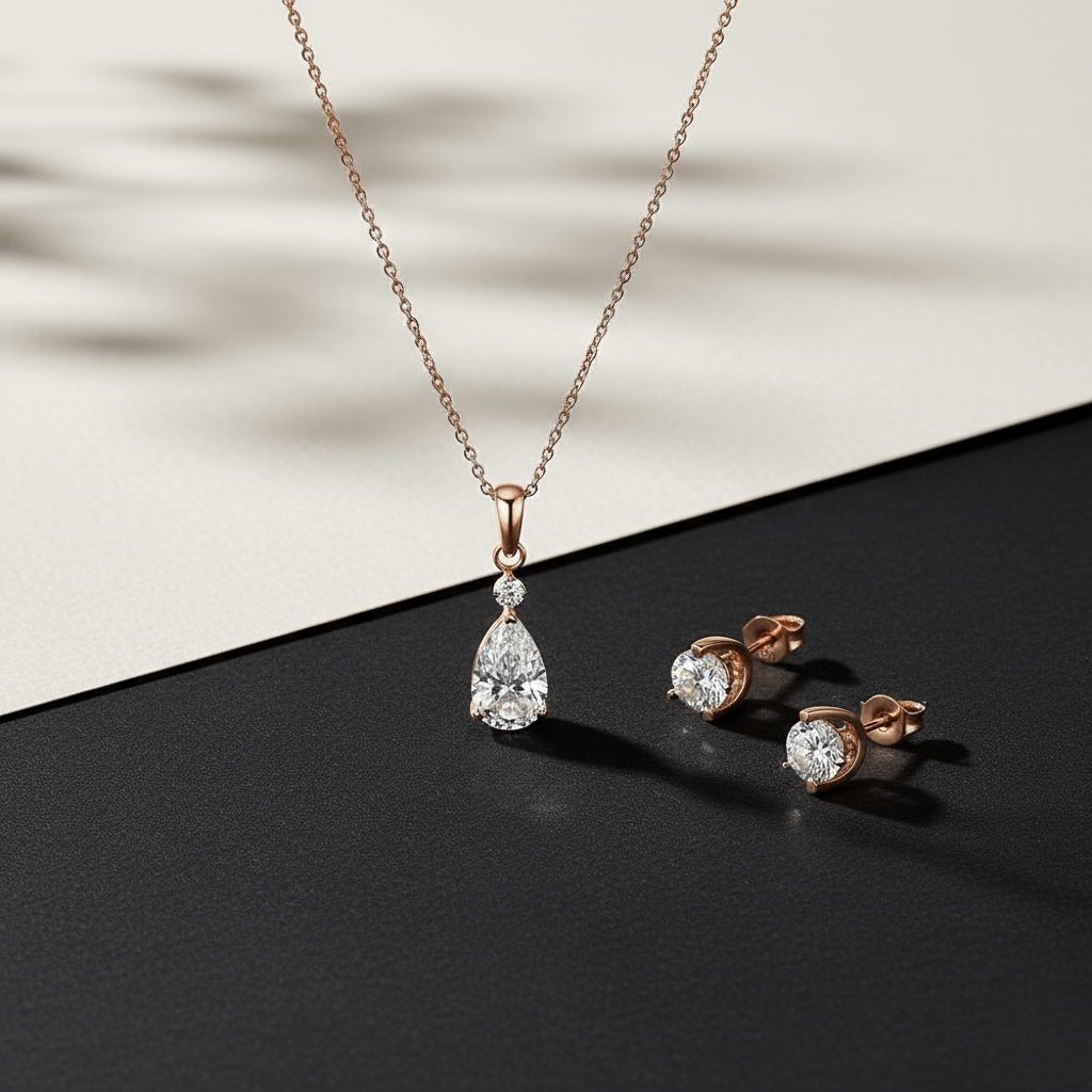 Parure Dextera or rose