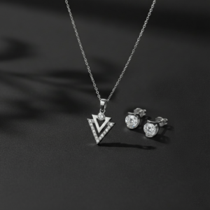 Parure Pyramid or blanc