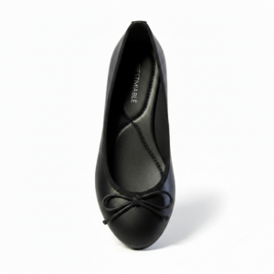 Ballerines noires à nœud SANKOFA