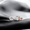 Clous d'oreille Evelyne Or rose