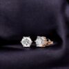 Clous d'oreille Evelyne Or rose – Image 3