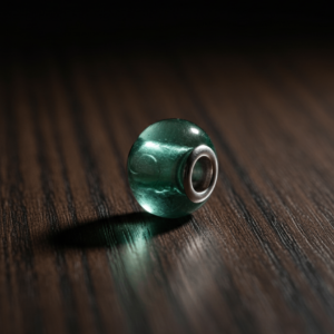 CHARM rond resine turquoise