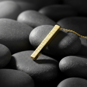 Barre pendentif OHENEBA Plaqué Or 18 K