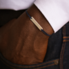 Bracelet Eden- barre Acier & cordon fin ajustable – Image 2