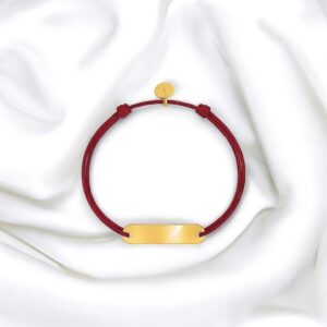 Bracelet Affro- barre Or plaqué