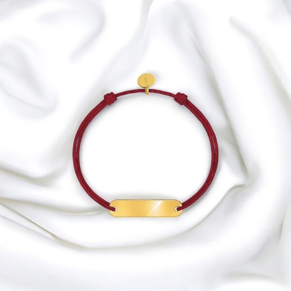 Bracelet Affro- barre Or plaqué