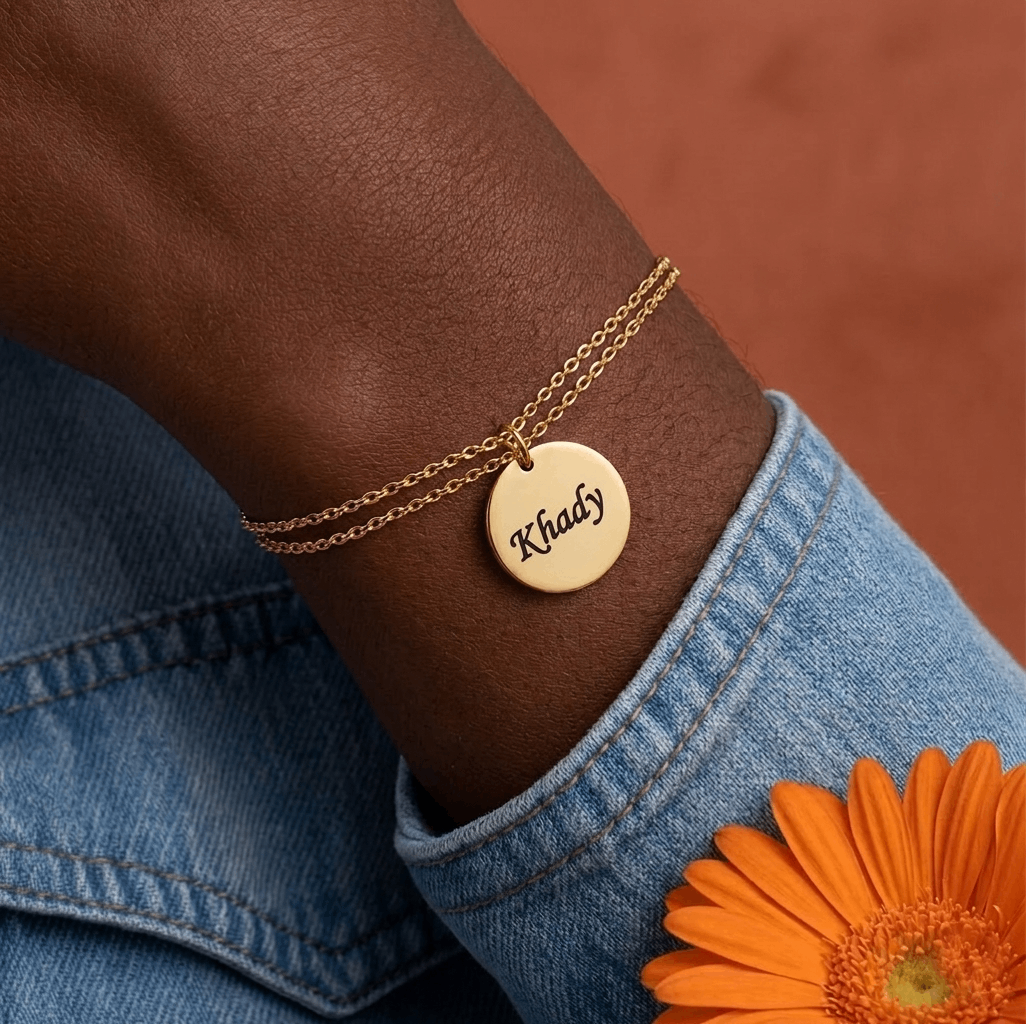 Bracelet Kadhy- modèle double fin 15MM – Image 2