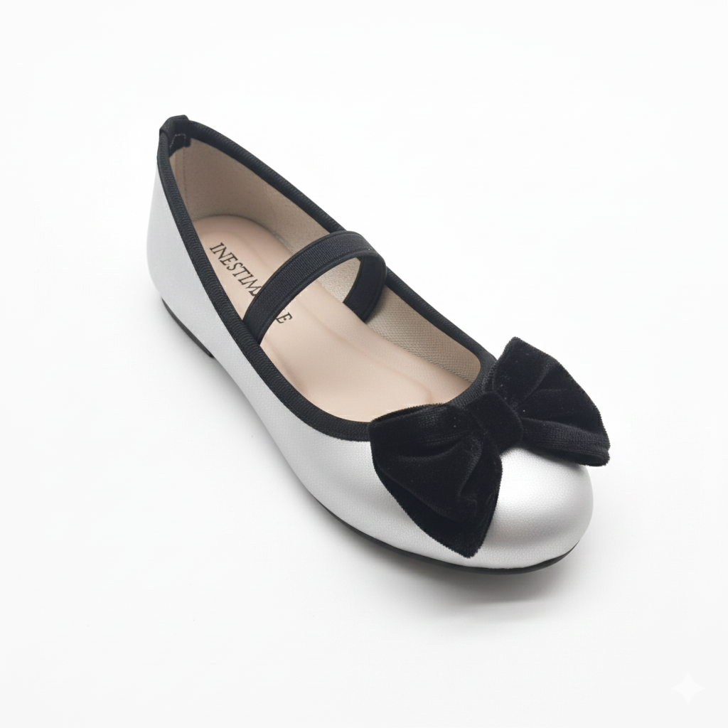 Ballerines fillette Nana argent – Image 2