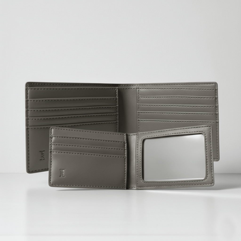 Portefeuille 2-en-1 - Essentiel Numéro 1 Gris béton – Image 3