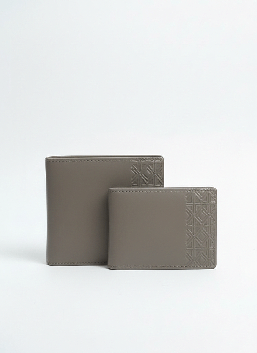 Portefeuille 2-en-1 - Essentiel Numéro 1 Gris béton – Image 4