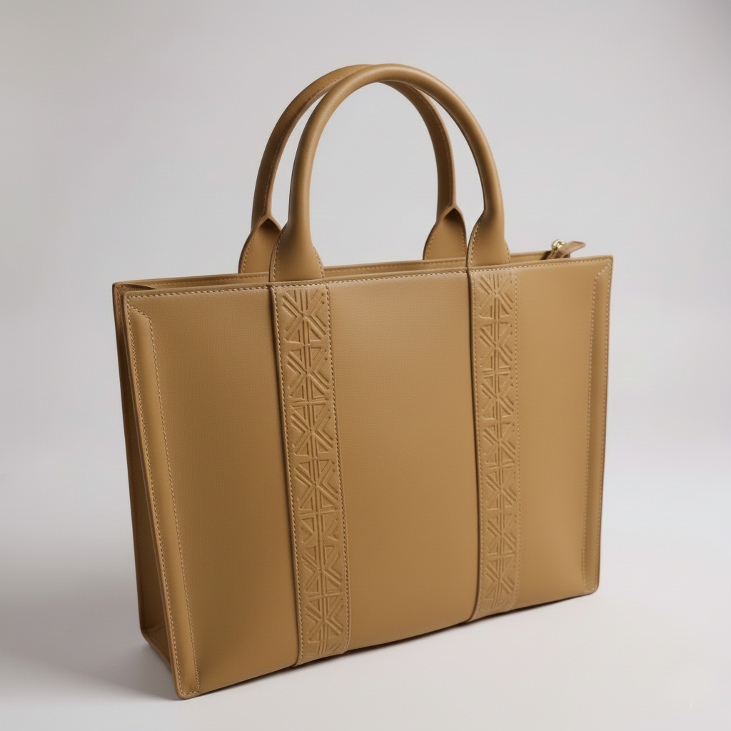 KETA Beige— Le tote structuré signature