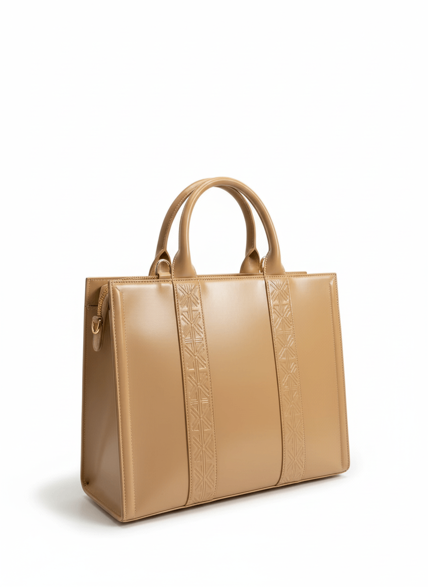 KETA Beige— Le tote structuré signature – Image 2