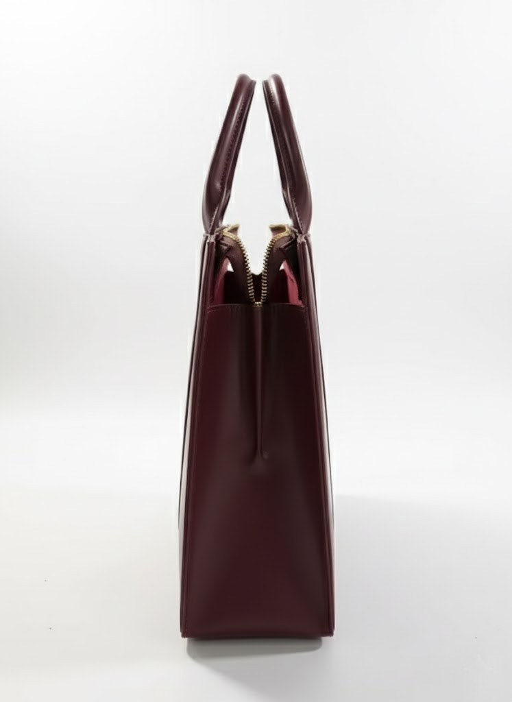 KETA Burgundy— Le tote structuré signature – Image 4