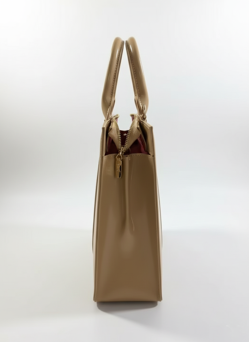 KETA Beige— Le tote structuré signature – Image 2