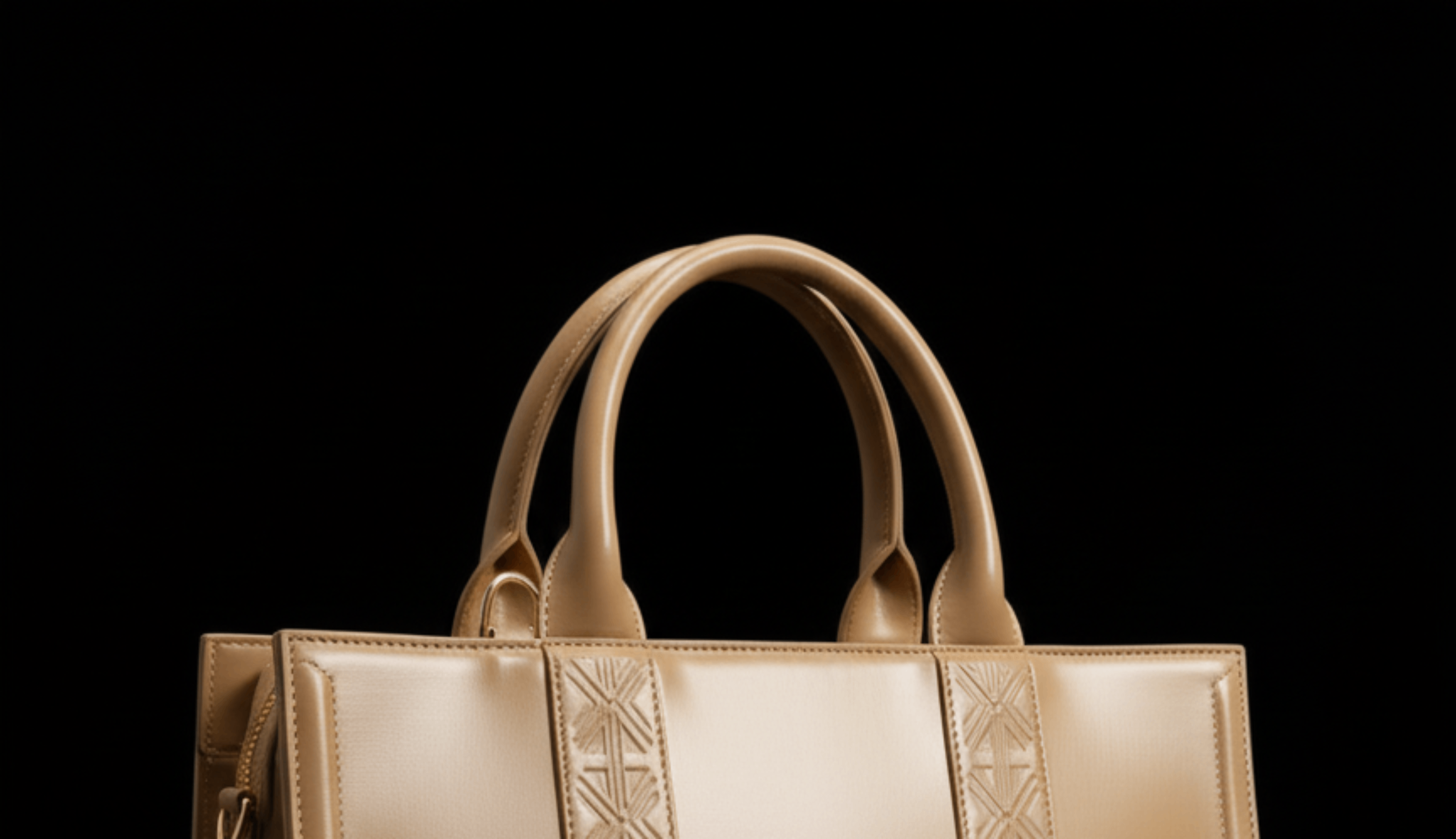 KETA Beige— Le tote structuré signature