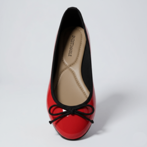 Ballerines à nœud SANKOFA cherry