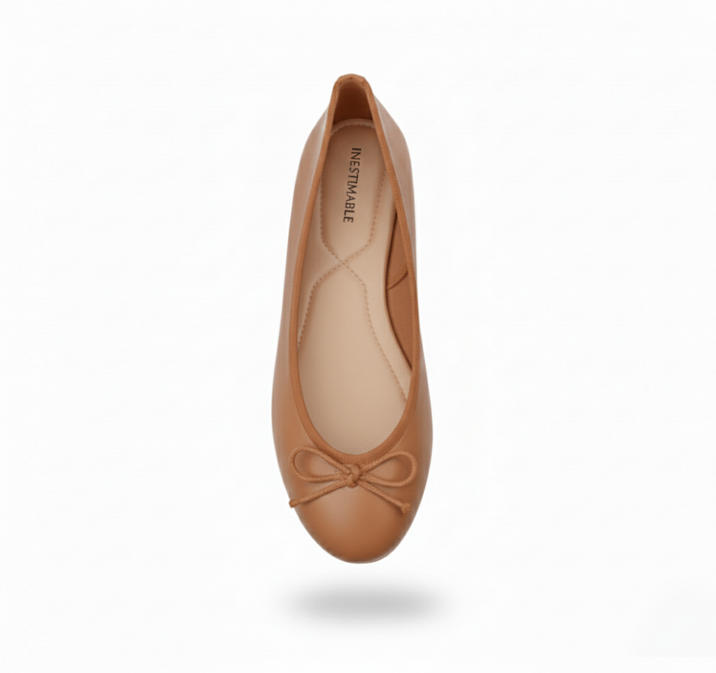 Ballerines cajou à nœud SANKOFA