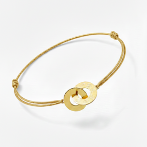 Aban Golden Bracelet à corde fine - Plaqué or