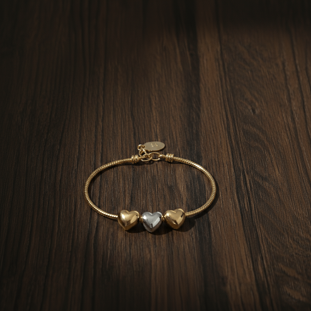 Bracelet Maliya 3 coeurs- OFFRE COMBINÉE