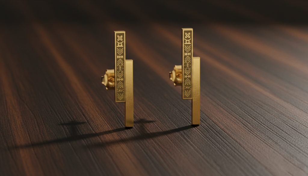Boucles earcuff OHENEBA Plaqué Or 18 K