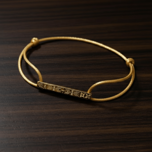 Oheneba Golden  Bracelet à corde fine – Plaqué or