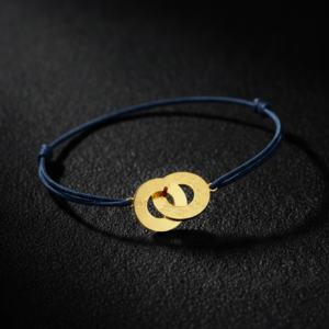 Aban Crépuscule Bracelet à corde fine - Plaqué or