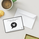 Sac cadeau Noir pour bijoux + carte de voeux – Image 4