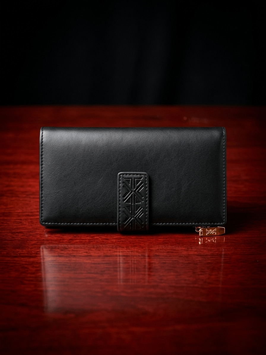 Portefeuille Essentiel pour Elle- Édition noir lisse