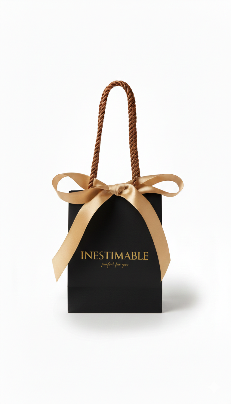 Sac cadeau Noir pour bijoux + carte de voeux – Image 3