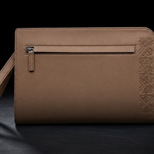 Pochette Denkyem– Édition lisse Moka