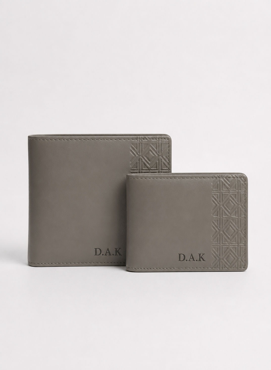Le Personnalisé Essentiel N°1 Gris Béton - Portefeuille 2-en-1