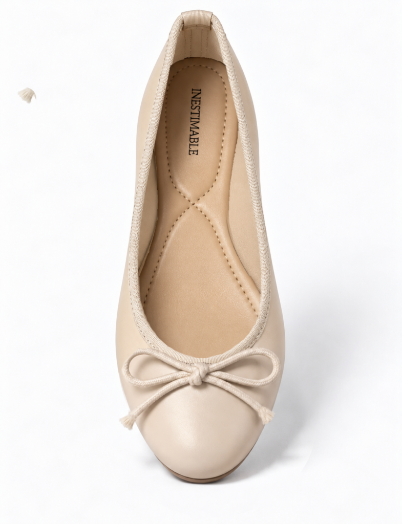 Ballerines à nœud nude SANKOFA